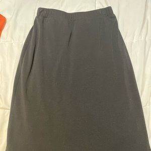 Knee length skirt